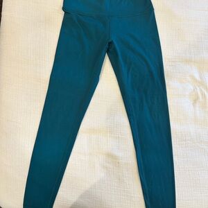 Fleo Teal El Toro High-Waisted Leggings
